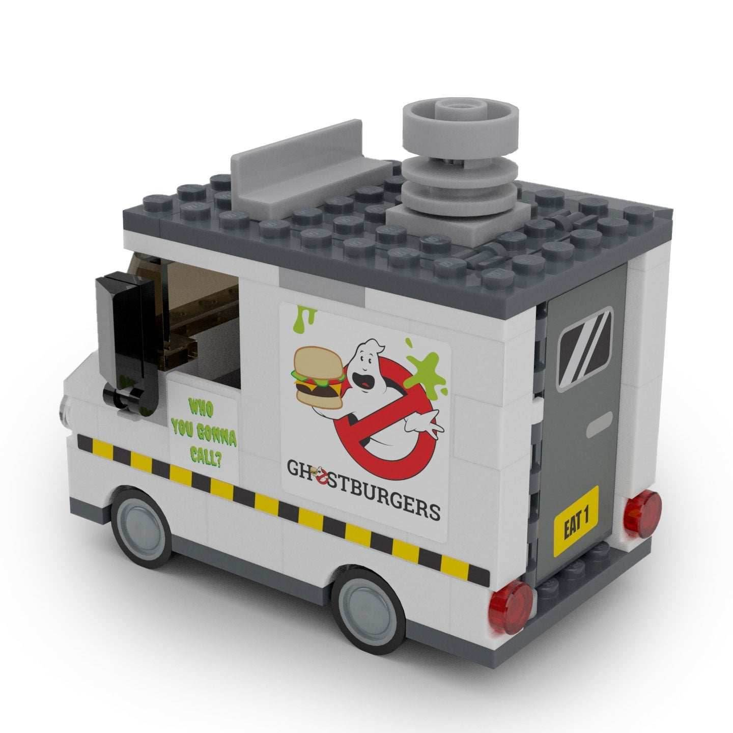 Ghost Burgers - B3 Customs® Food Truck w/ Minifigure -