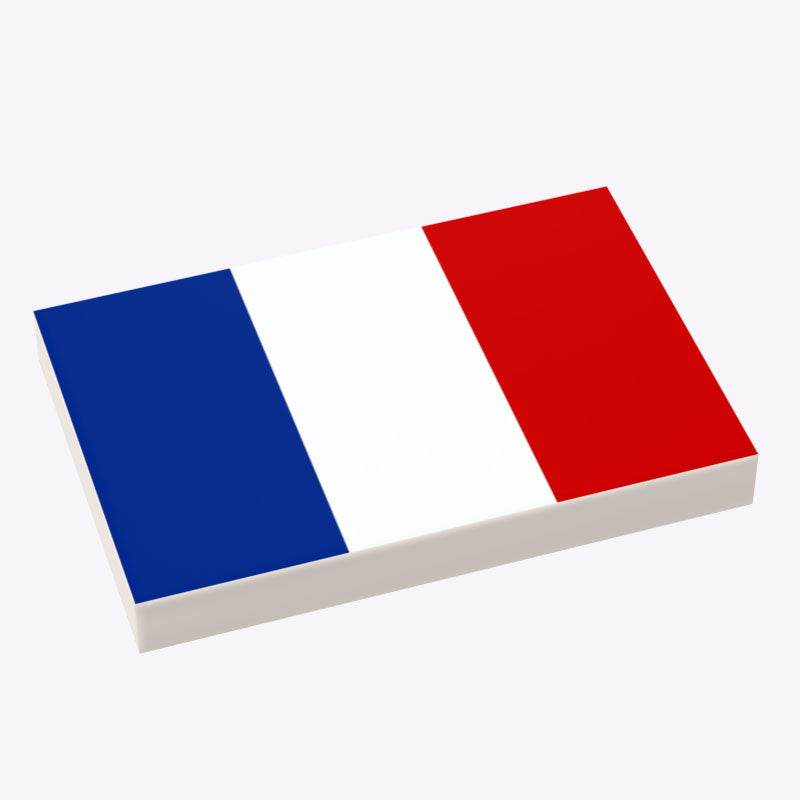 French Flag (2x3 Tile) -