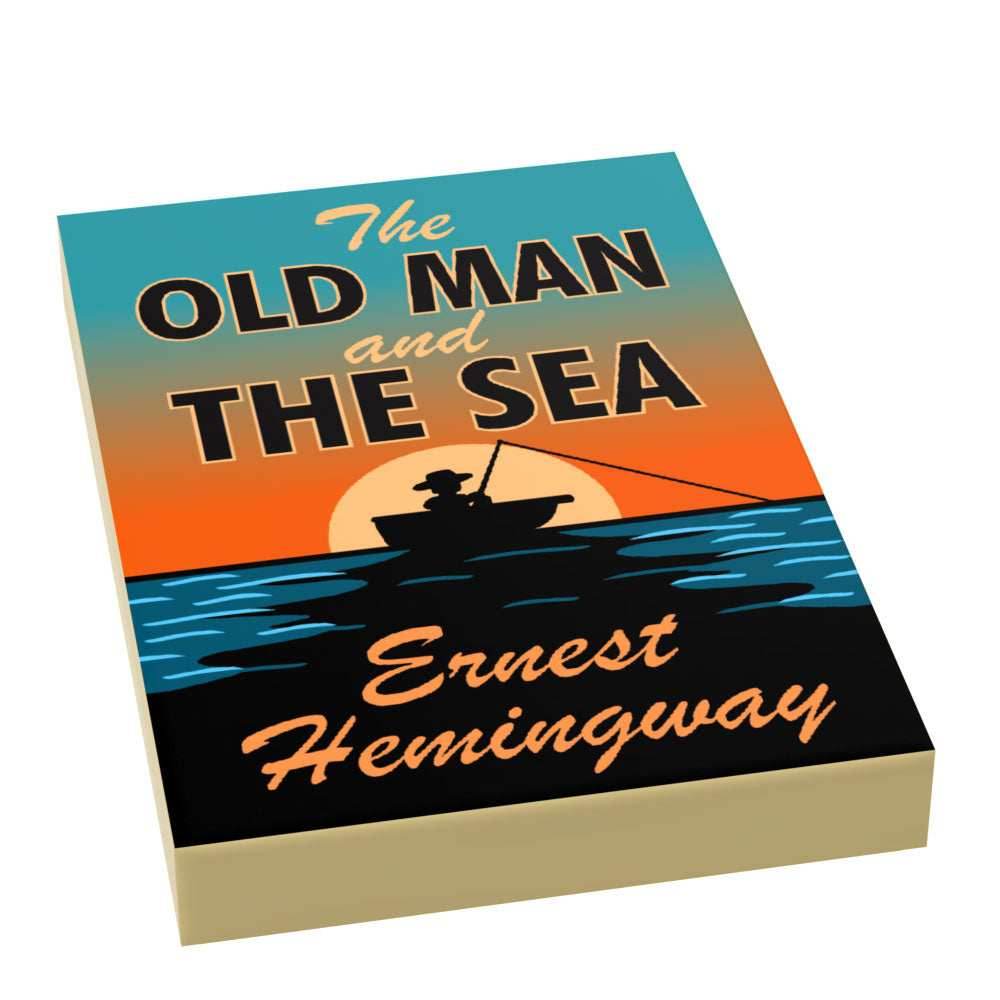 Old Man and the Sea Book (2x3 Tile) made using LEGO tile -