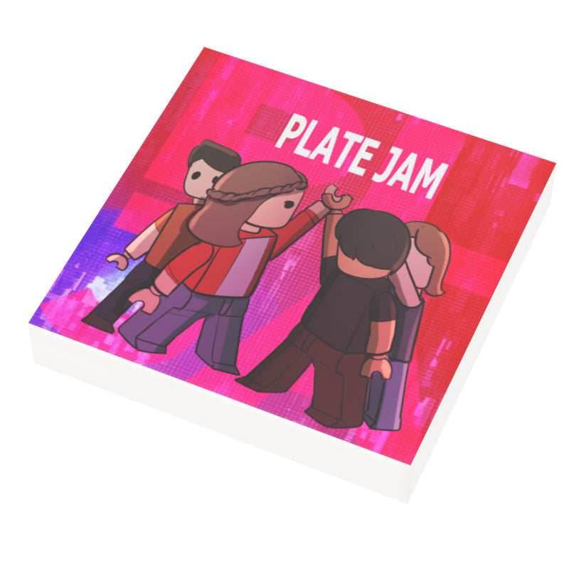 Tile Jam, Ten Custom Music Album Cover (2x2 Tile) - B3 Customs -