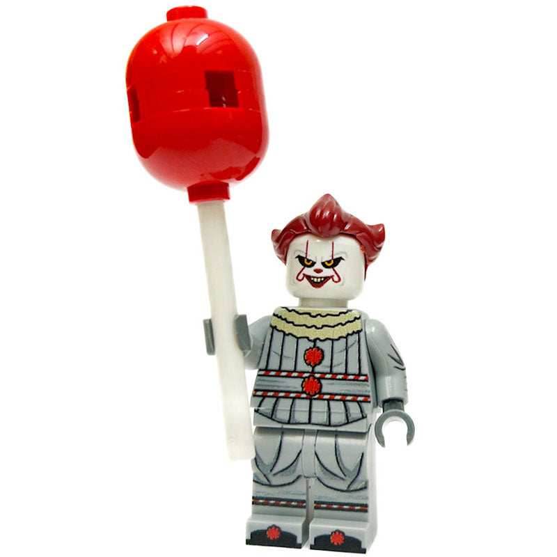 Pennywise Custom Minifig made using LEGO parts - B3 Customs -