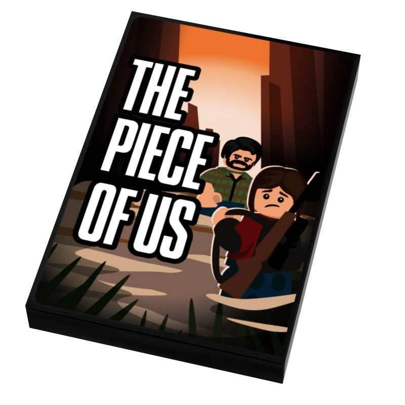 The Piece of Us Video Game Cover (2x3 Tile) made using LEGO parts - B3 Customs -