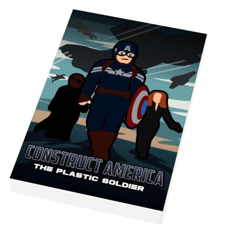 Construct America: Winter Soldier Movie Cover (2x3 Tile) - B3 Customs -