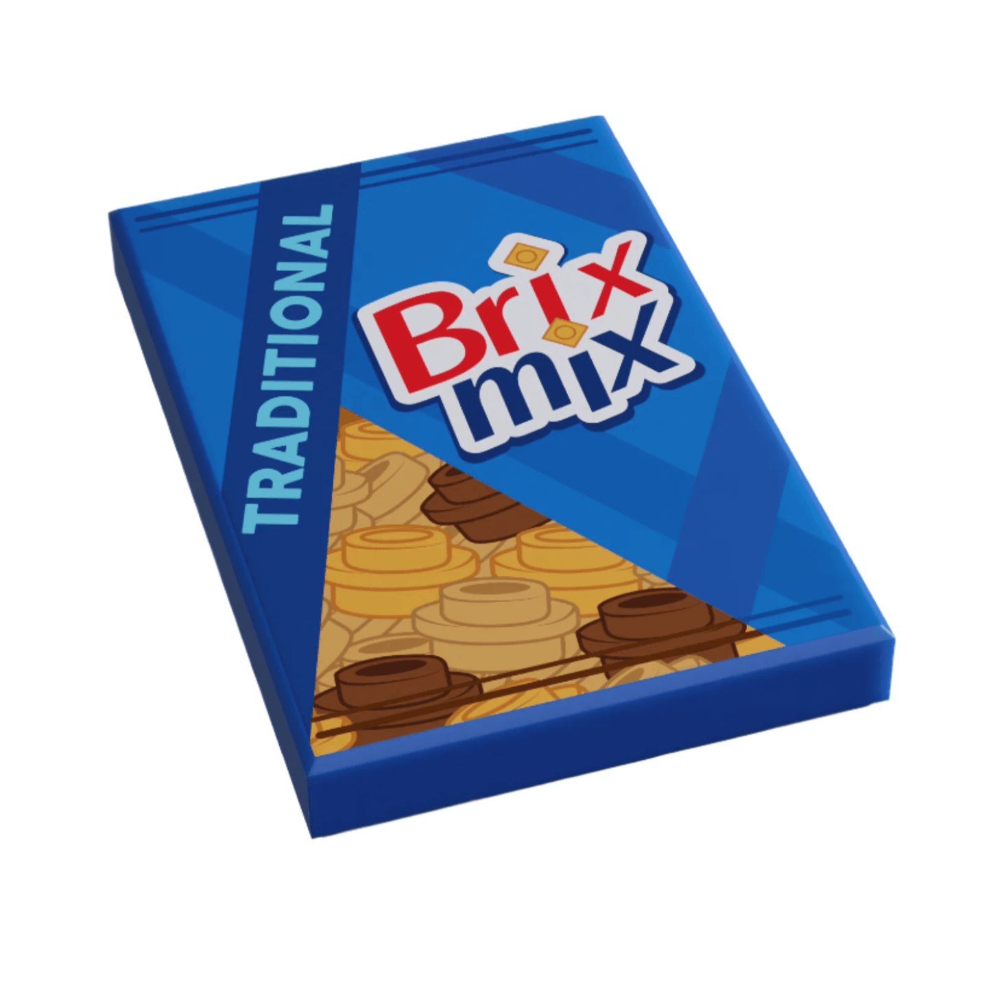 Brix Mix Minifig Snack (2x3 Tile) made using LEGO parts -