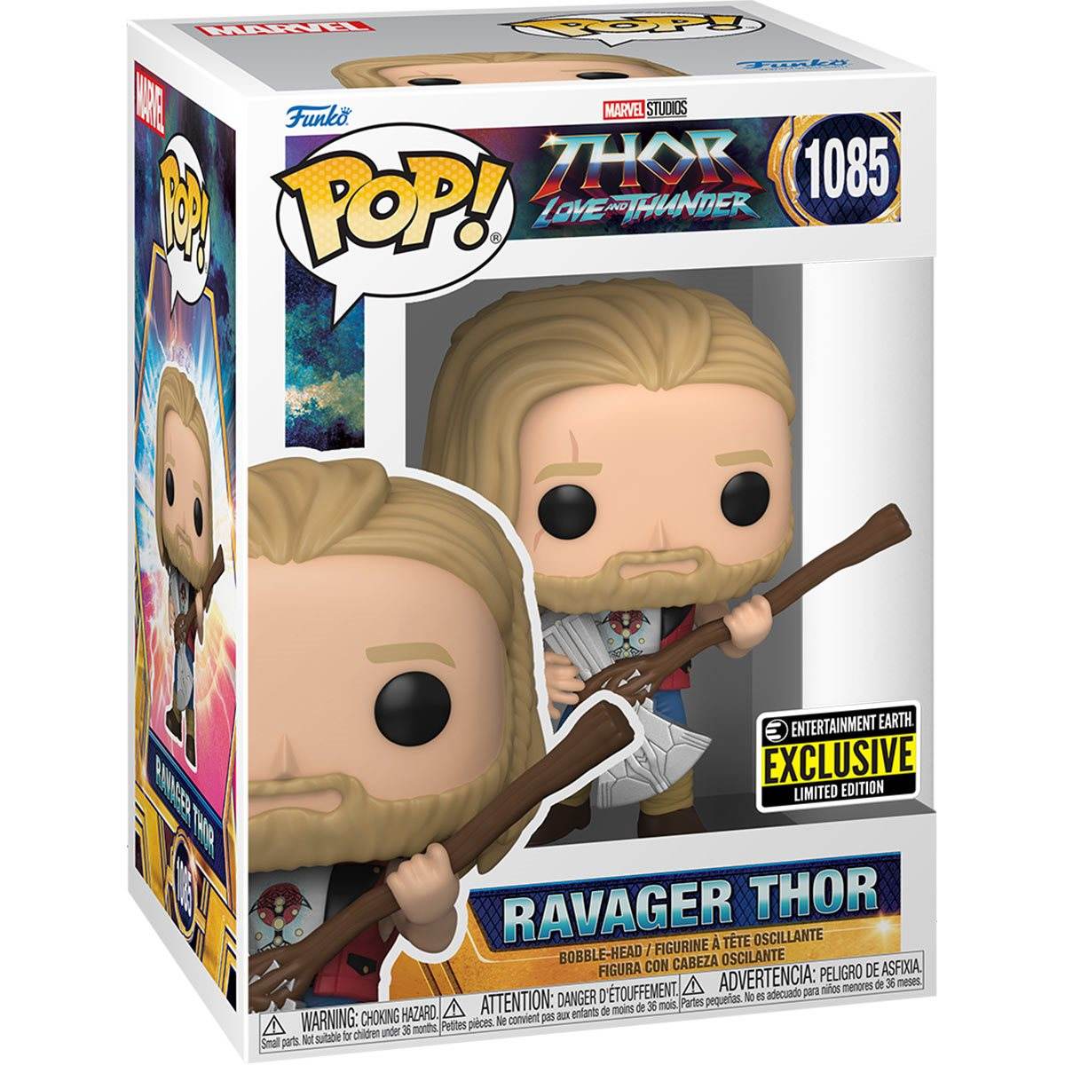Funko Pop! Marvel: Thor Love and Thunder - Ravager Thor Entertainment Earth Exclusive -