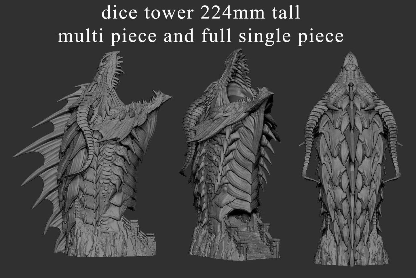 Red Dragon Dice Tower -