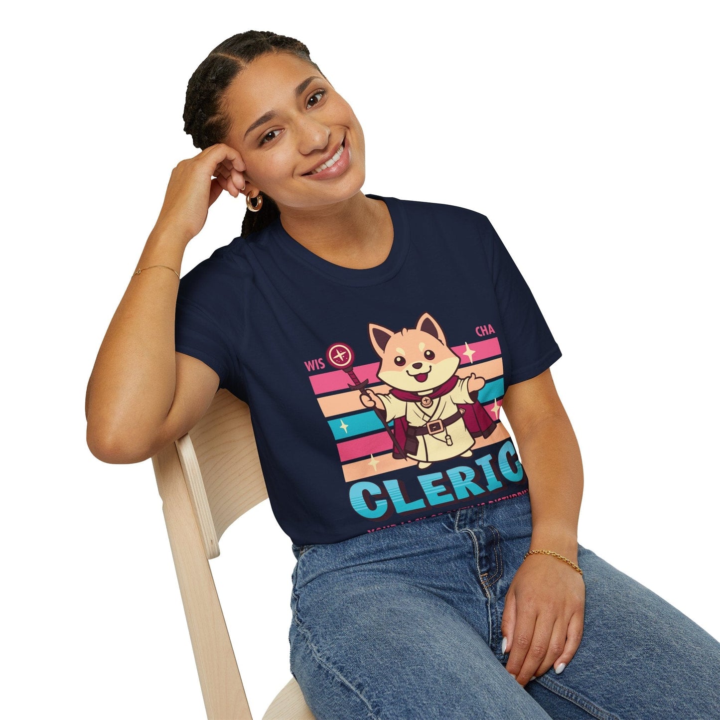 DnD Cleric Shirt - D&D Kawaii Class T-shirt