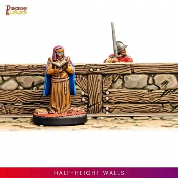 Dungeons & Lasers: Dwarven Mine Half-Height Walls -