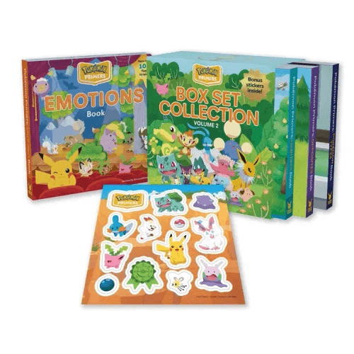 Pokémon Primers: Box Set Collection Volume 2: Opposites, Habitats, Emotions, and Types - Hardcover -