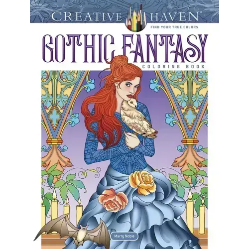 Creative Haven Gothic Fantasy Coloring Book