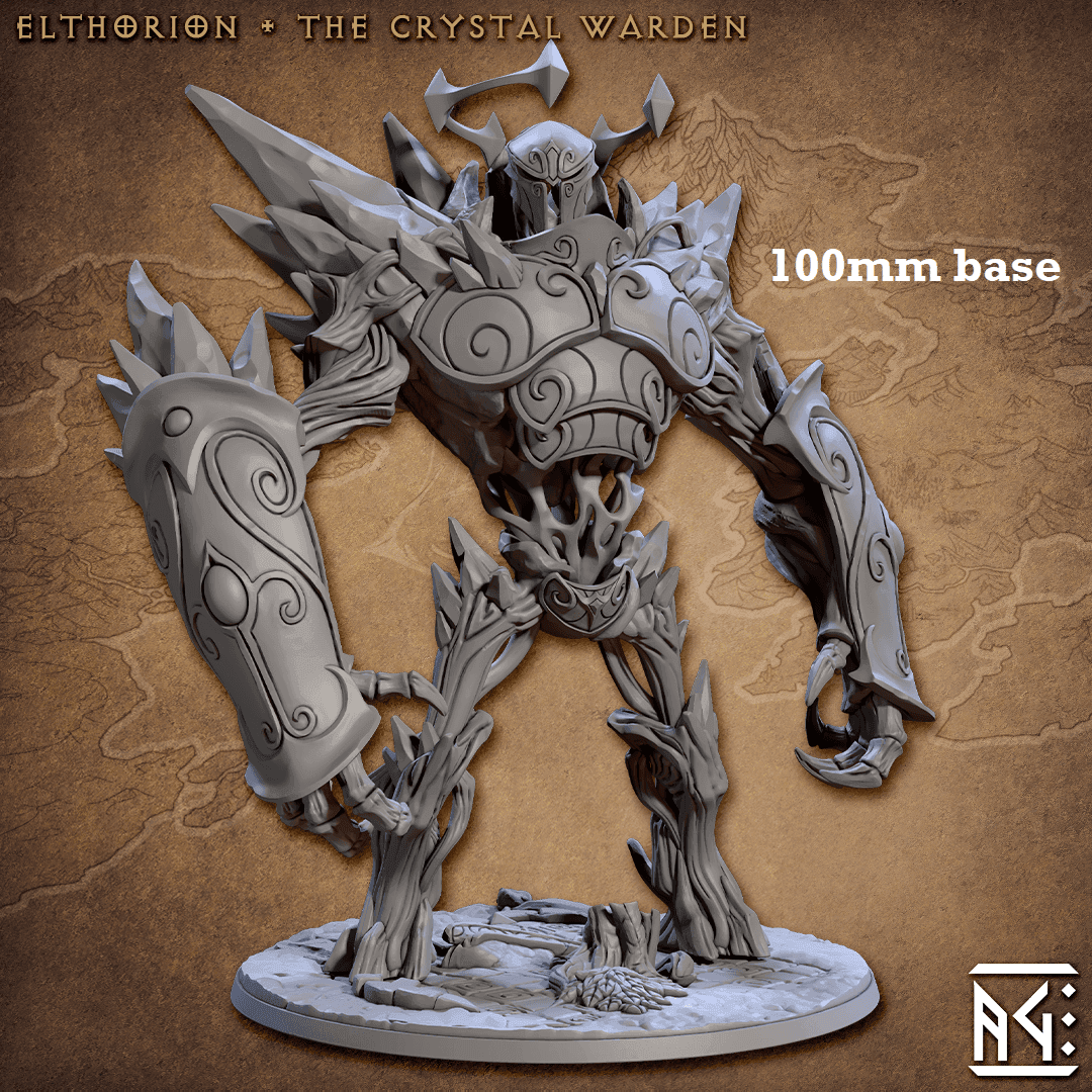 Elthorion, the Crystal Warden (Elemental Construct Epic Boss) -