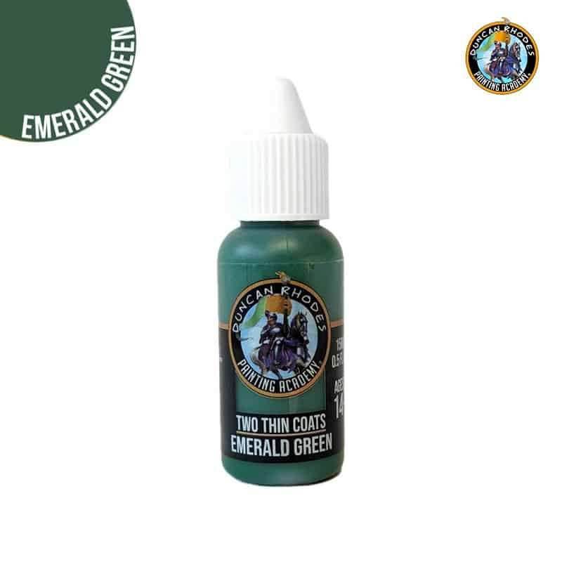 Two Thin Coats Midtone: Emerald Green -