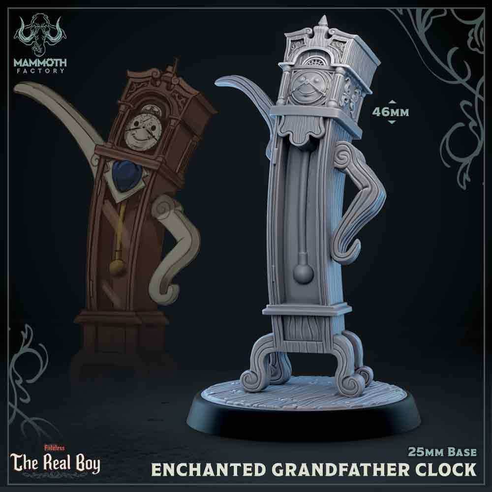 Enchanted Grandfather Clock -