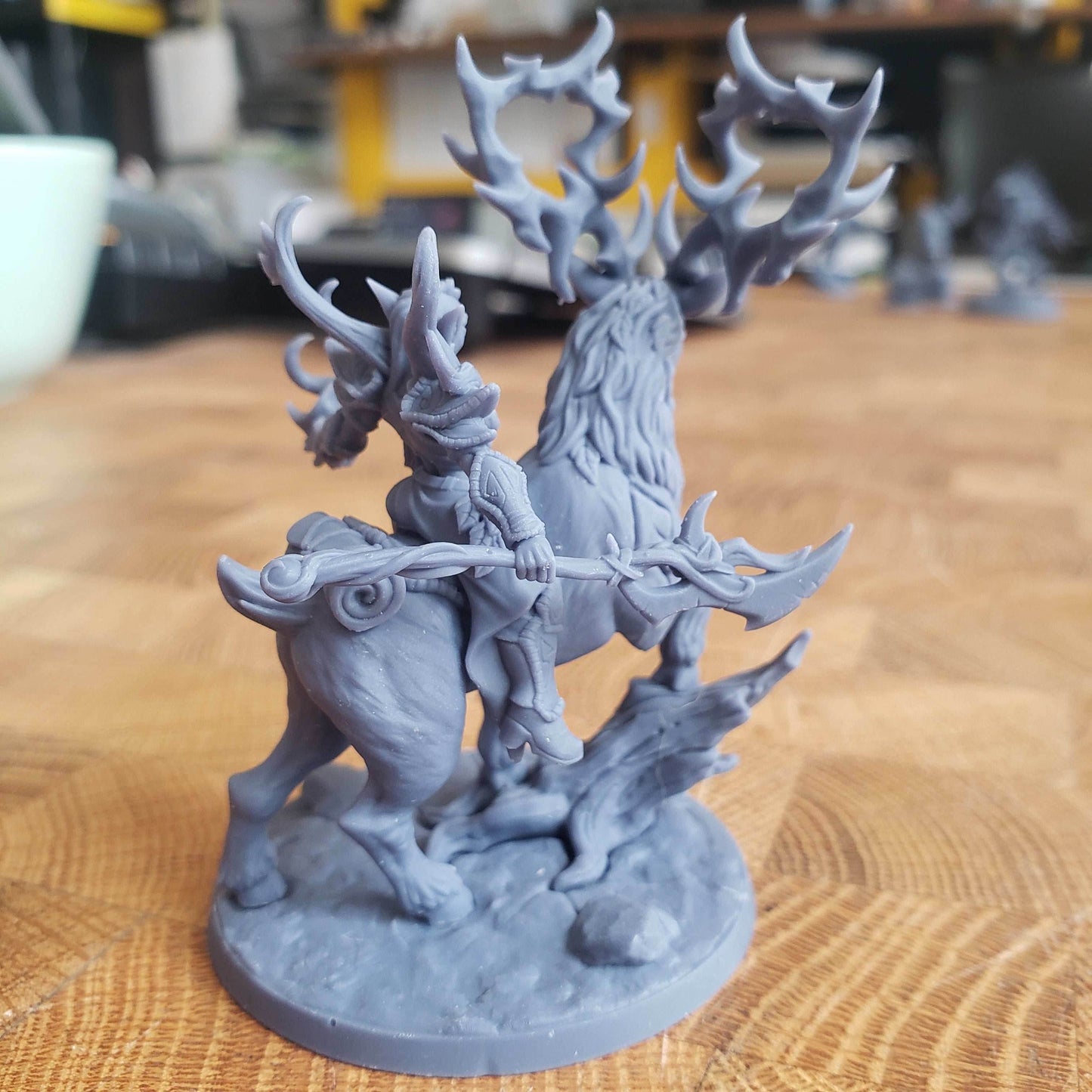 Endelshar Oakrage Mounted on Forest King Stag -