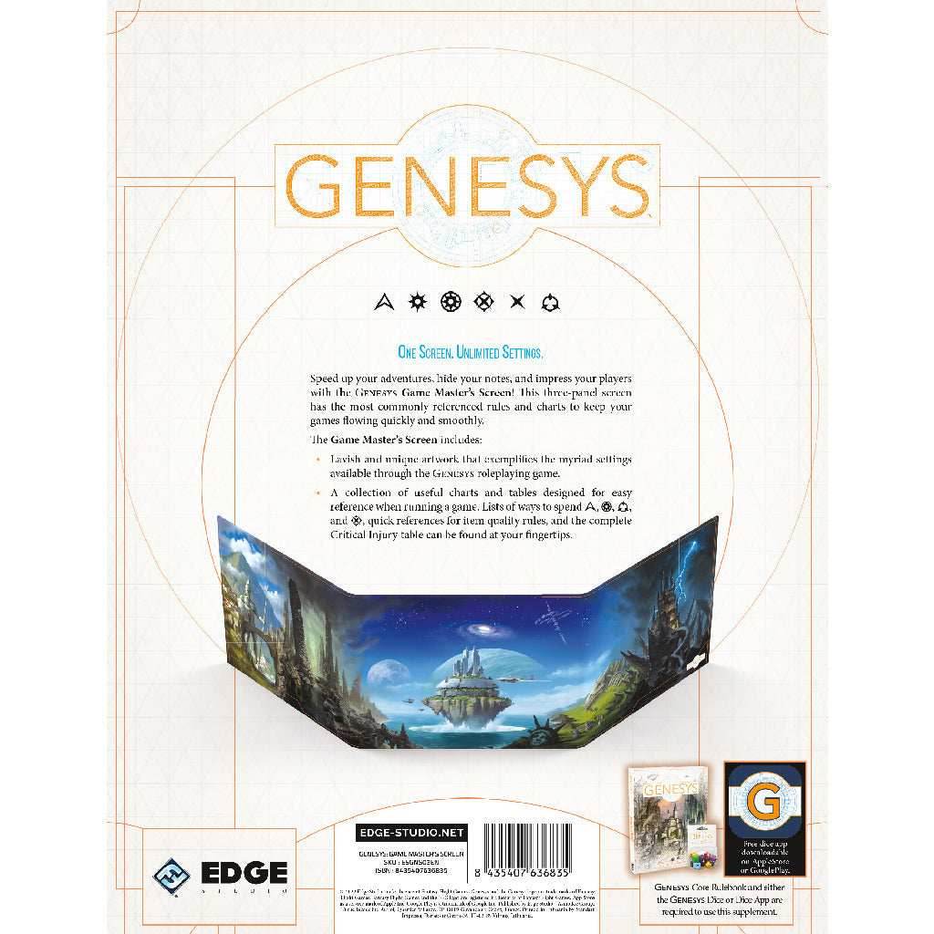 Genesys: Game Master's Screen -