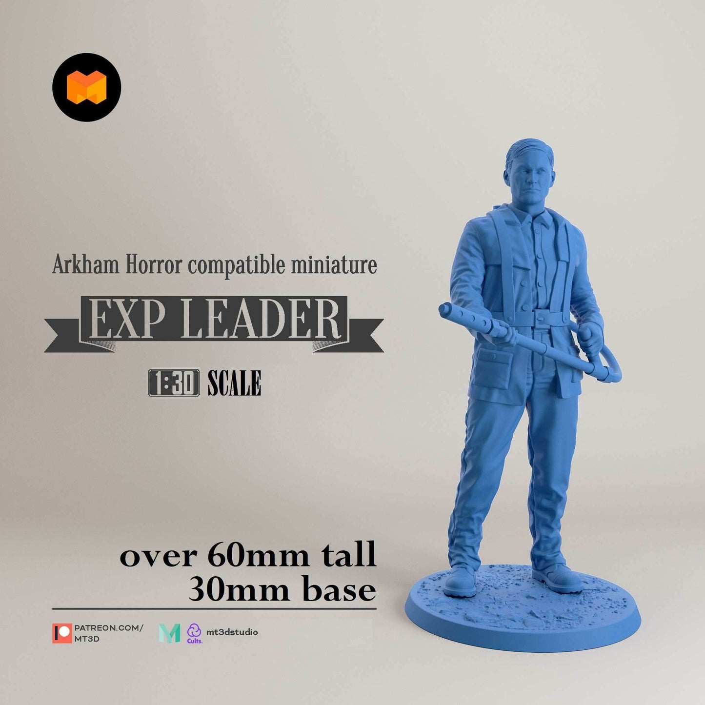 Arkham Compatible Investigator: The Expedition Leader (Leo Anderson) -