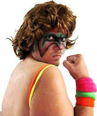 Extreme Warrior Wrestling Costume Wig -