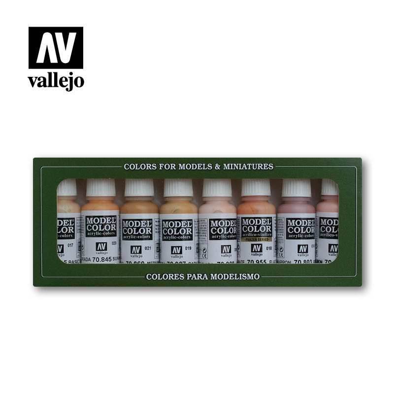 Model Color Set: Face and Skin Tones (8) -