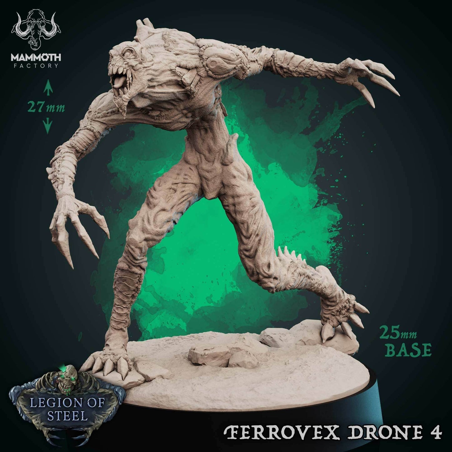 Ferrovex Drone: Sculpt 4 (Ghoul Horror) -