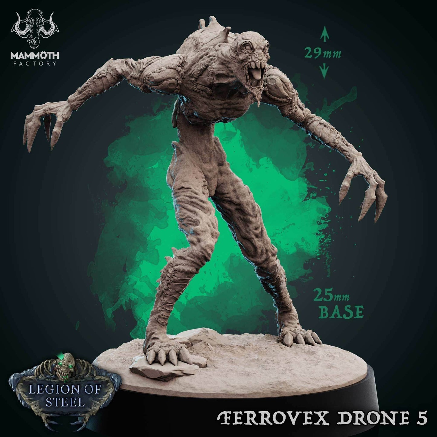 Ferrovex Drone: Sculpt 5 (Ghoul Horror) -