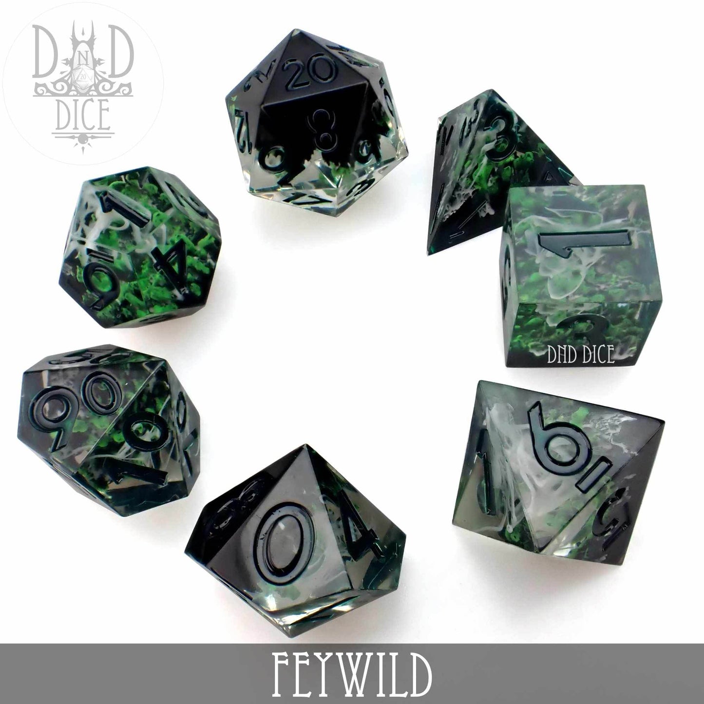 Feywild Handmade Dice Set -
