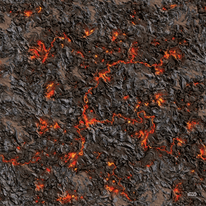 Star Wars: Legion - Sullust Game Mat -