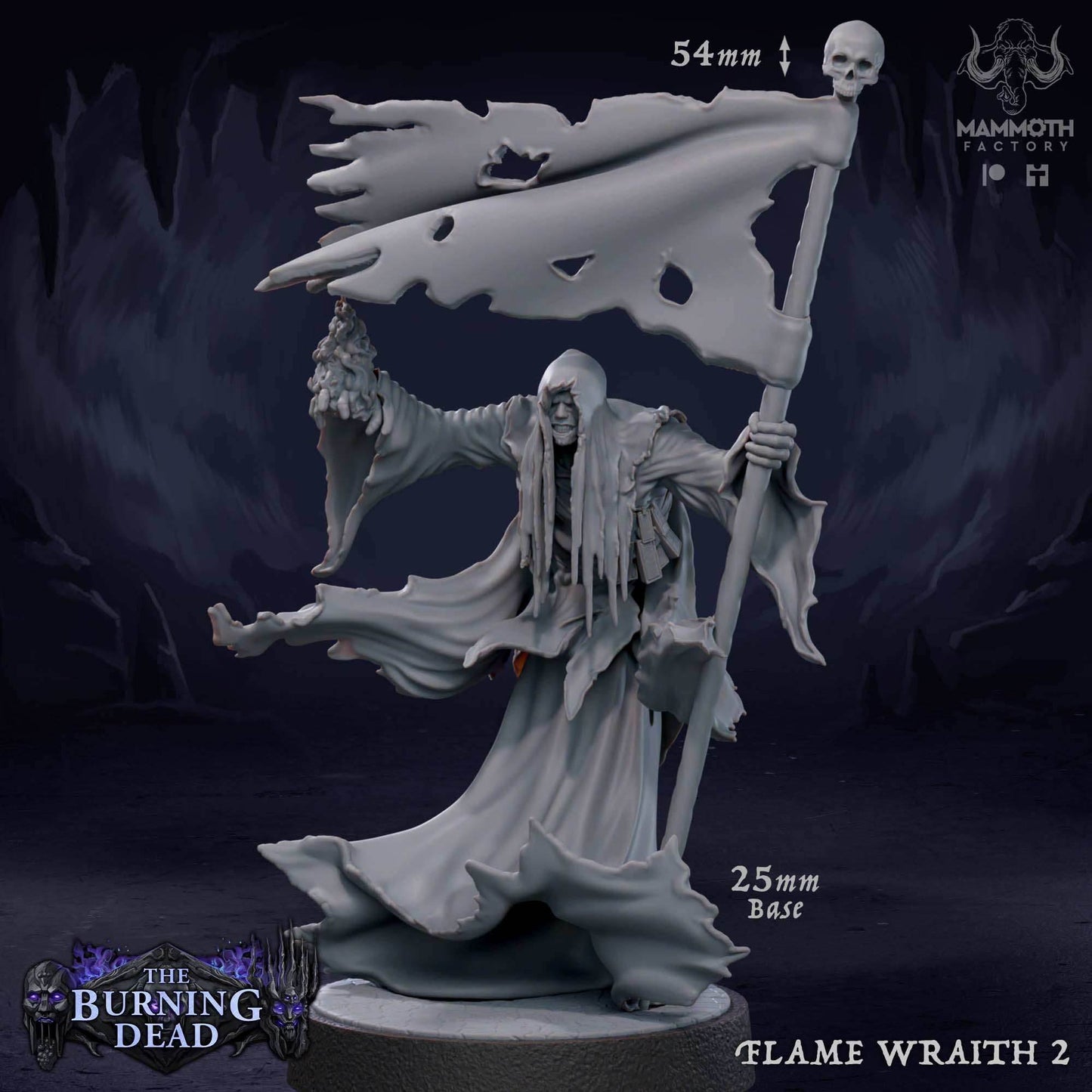 Flame Wraith: Sculpt 2 (Bannerman) -