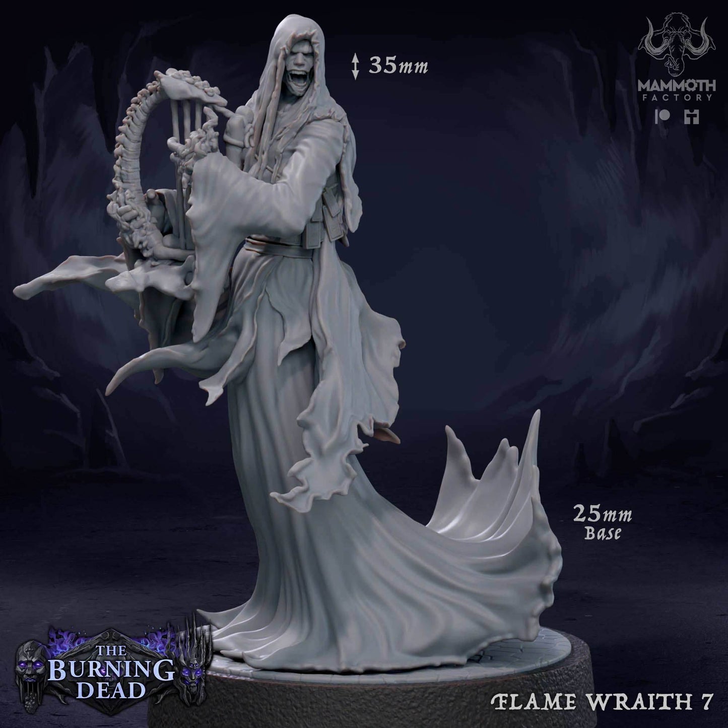 Flame Wraith: Sculpt 7 (Musician) -