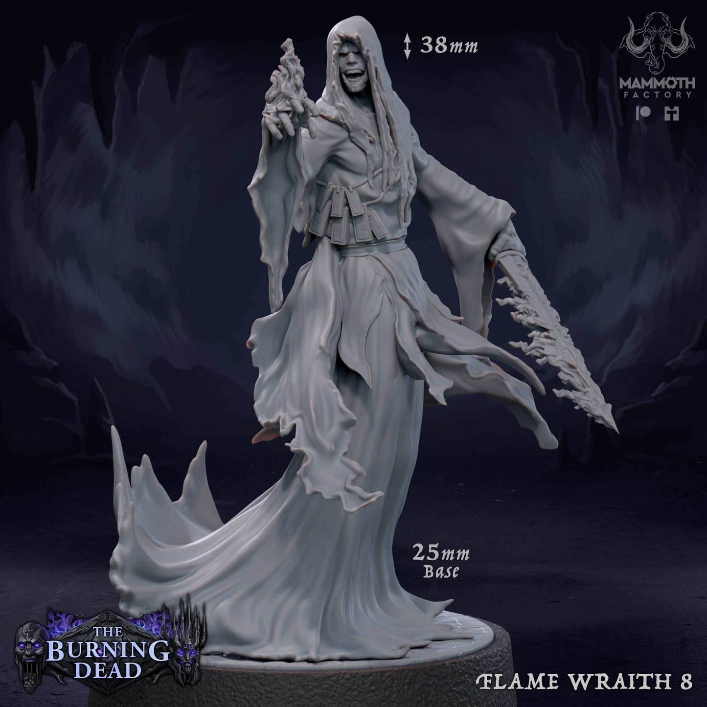 Flame Wraith: Sculpt 8 -
