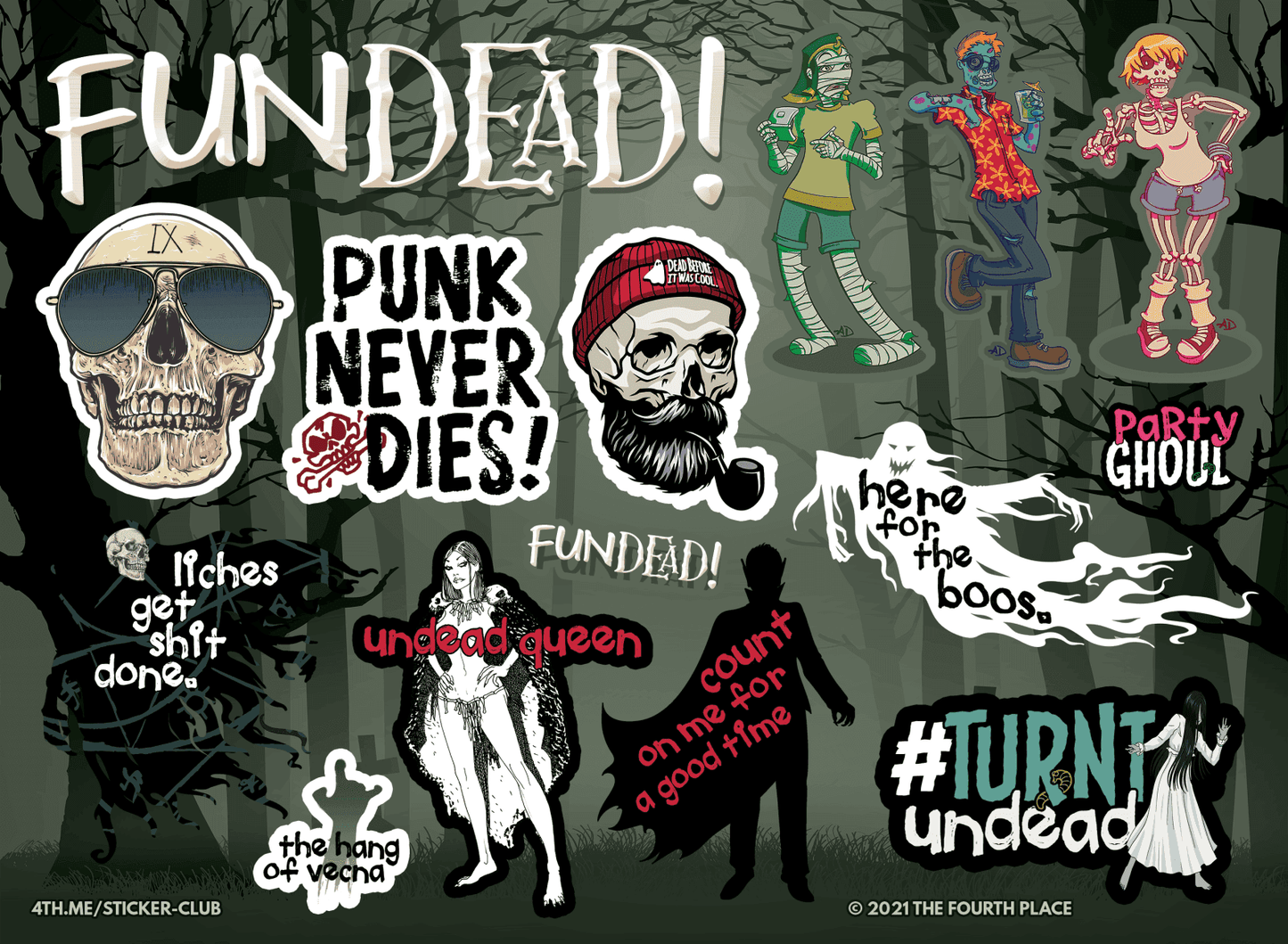 Fundead! Stickers -