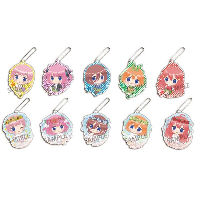 FUWAWAKKO THE QUINTESSENTIAL QUINTUPLETS SS UNIFORM & DRESS ACRYLIC KEYCHAIN Blind Box (1 Blind Box) -
