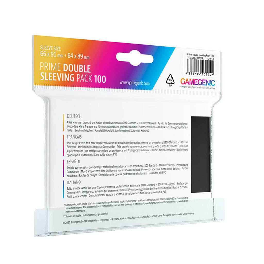 Gamegenic Prime Double Sleeving Pack 100 -