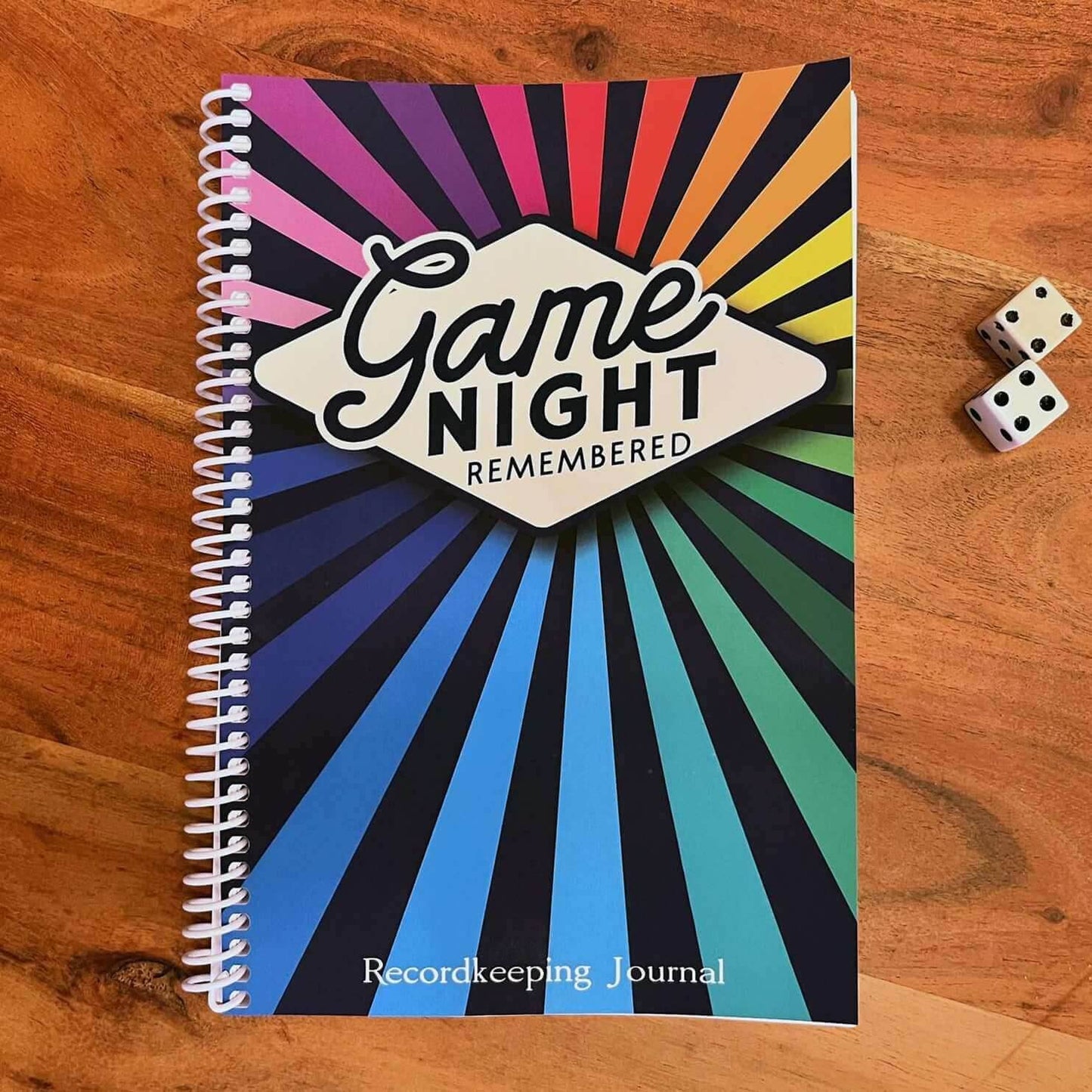 Board Game Journal - Game Night Remembered Record Book -