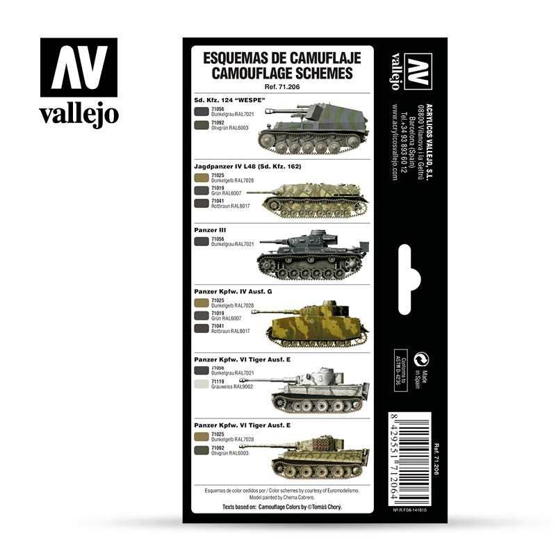 Model Air Set: German Colors 1940-1945 (8 -17ml bottles) -