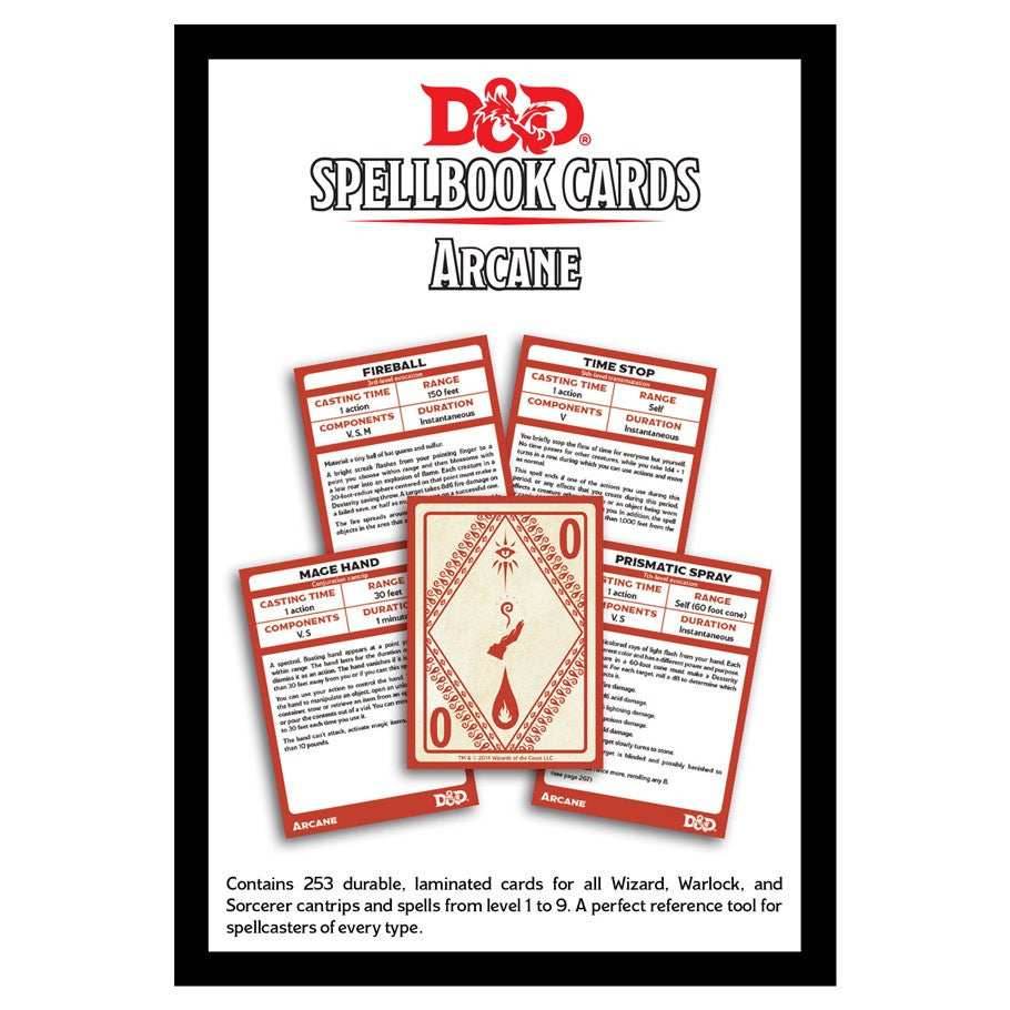 D&D Spellbook Cards: Arcane Deck -