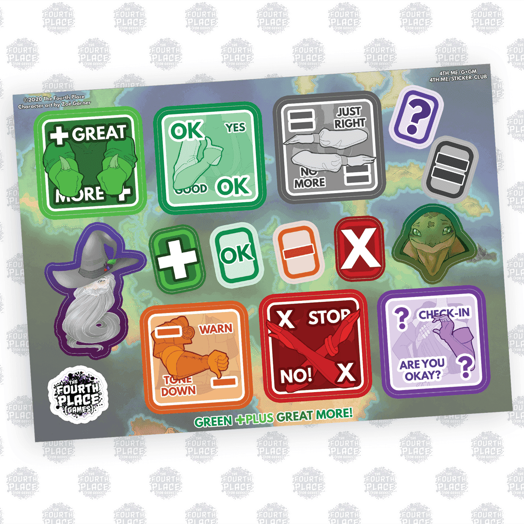G+GM! Companion Stickers -