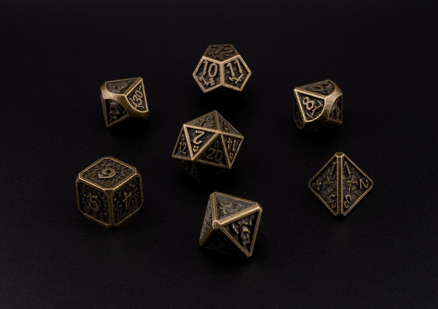 Gilded Relic Dice Set -