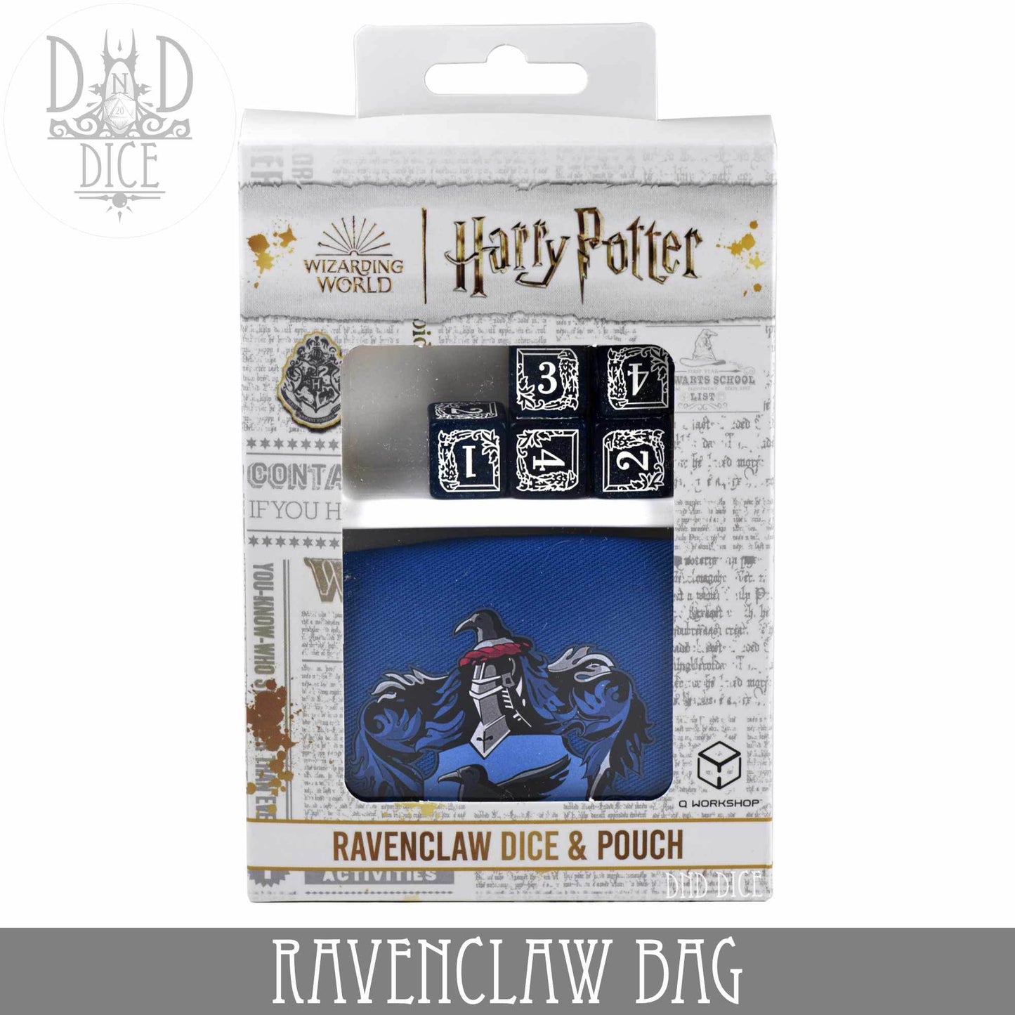 Harry Potter - Ravenclaw Dice Bag & 5D6 -