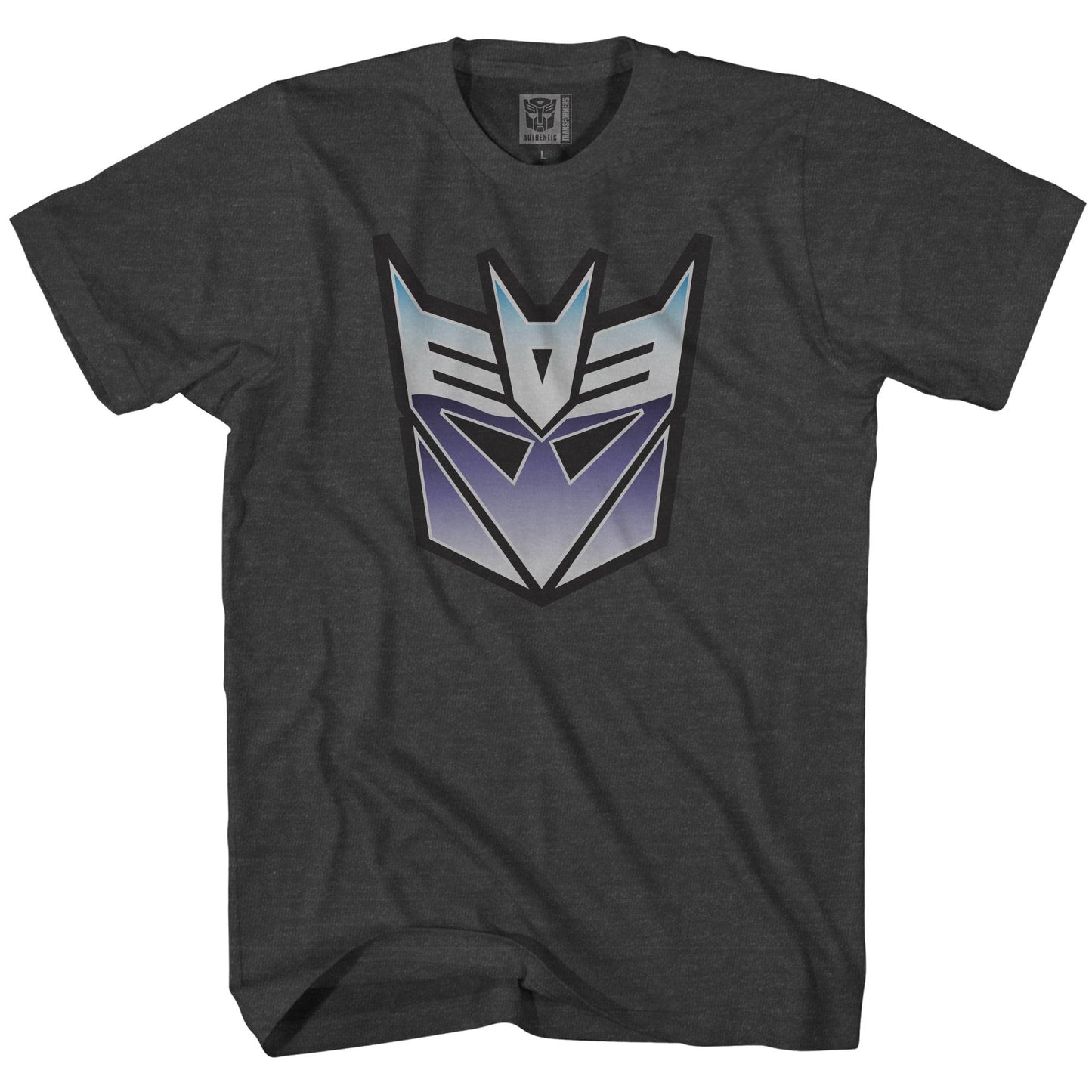 Transformers Decepticons Distressed Symbol Officially Licensed Adult T-Shirt - S