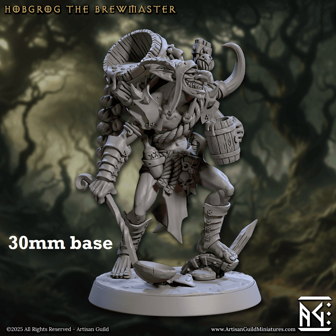 Hobgrog the Brewmaster (Male Hobgoblin Alchemist) -