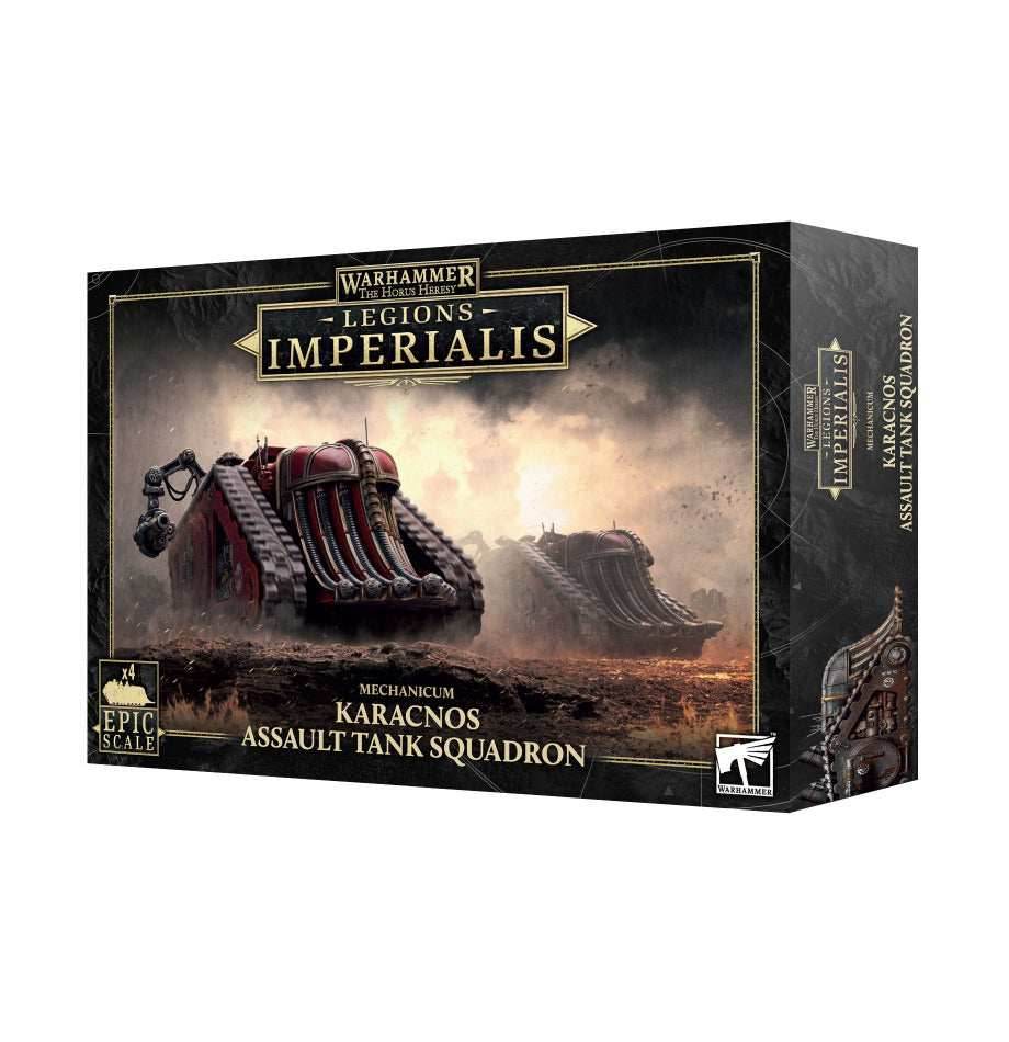 Warhammer Legions Imperialis: Mechanicum Karacnos Assault Tank Squadron -