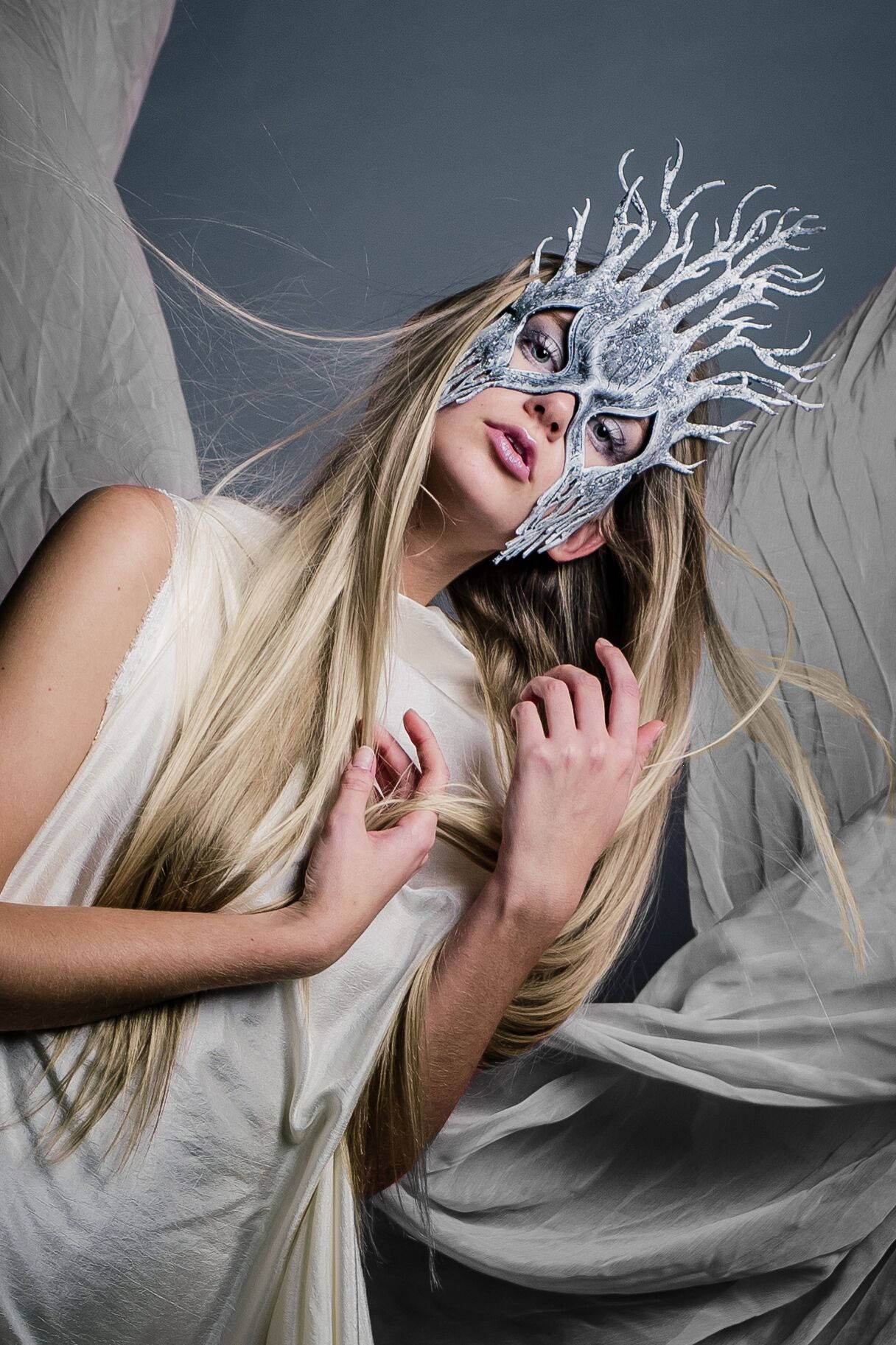 Winter - Handmade Genuine Leather Mask -