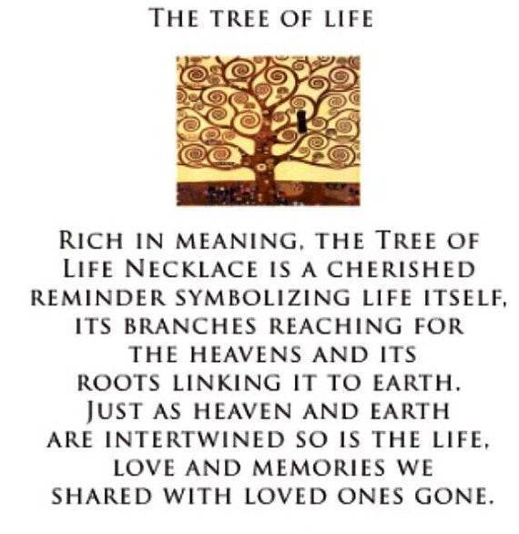 Anice Tree of Life Necklace - Mother of Pearl