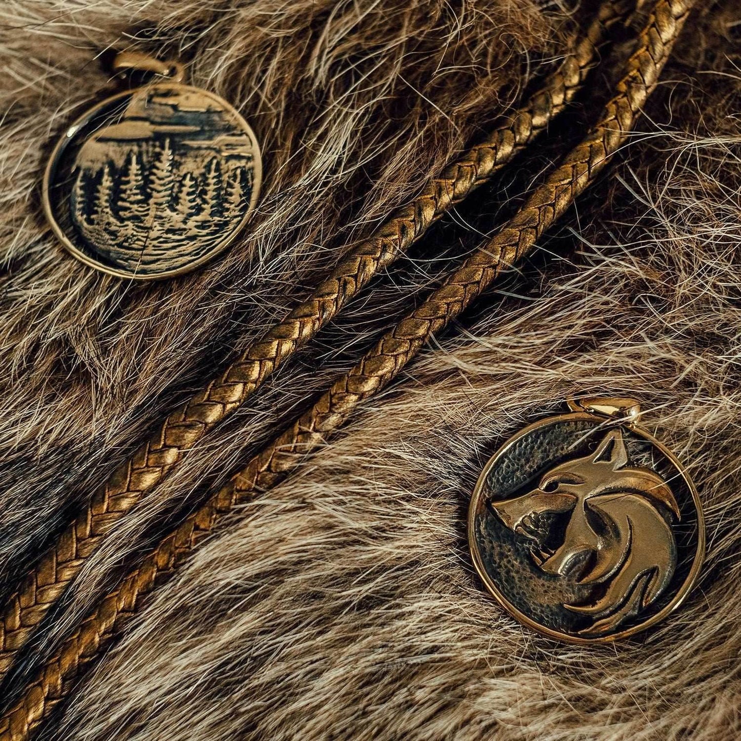 Witcher Wolf Pendant -