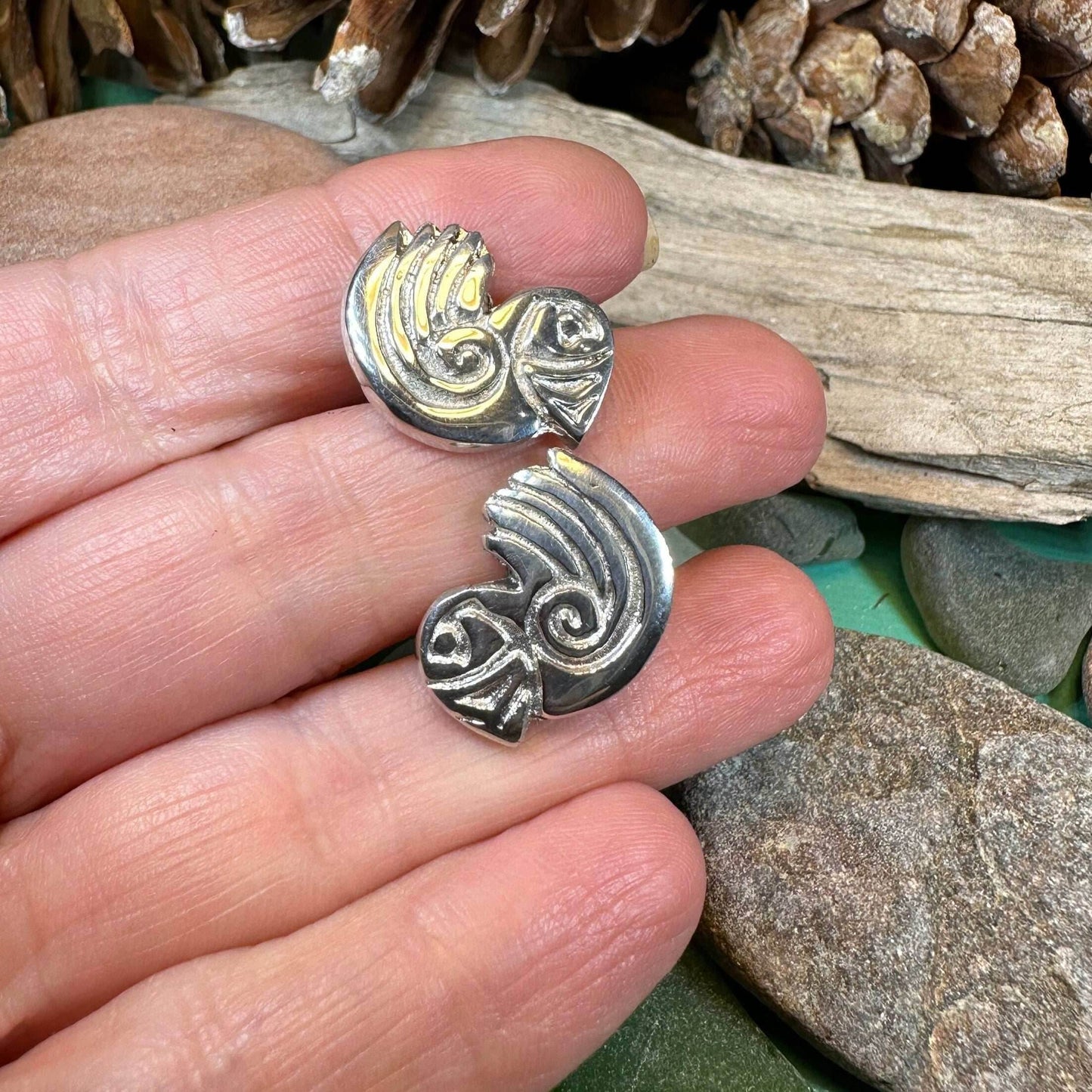 Celtic Puffin Cuff Links -