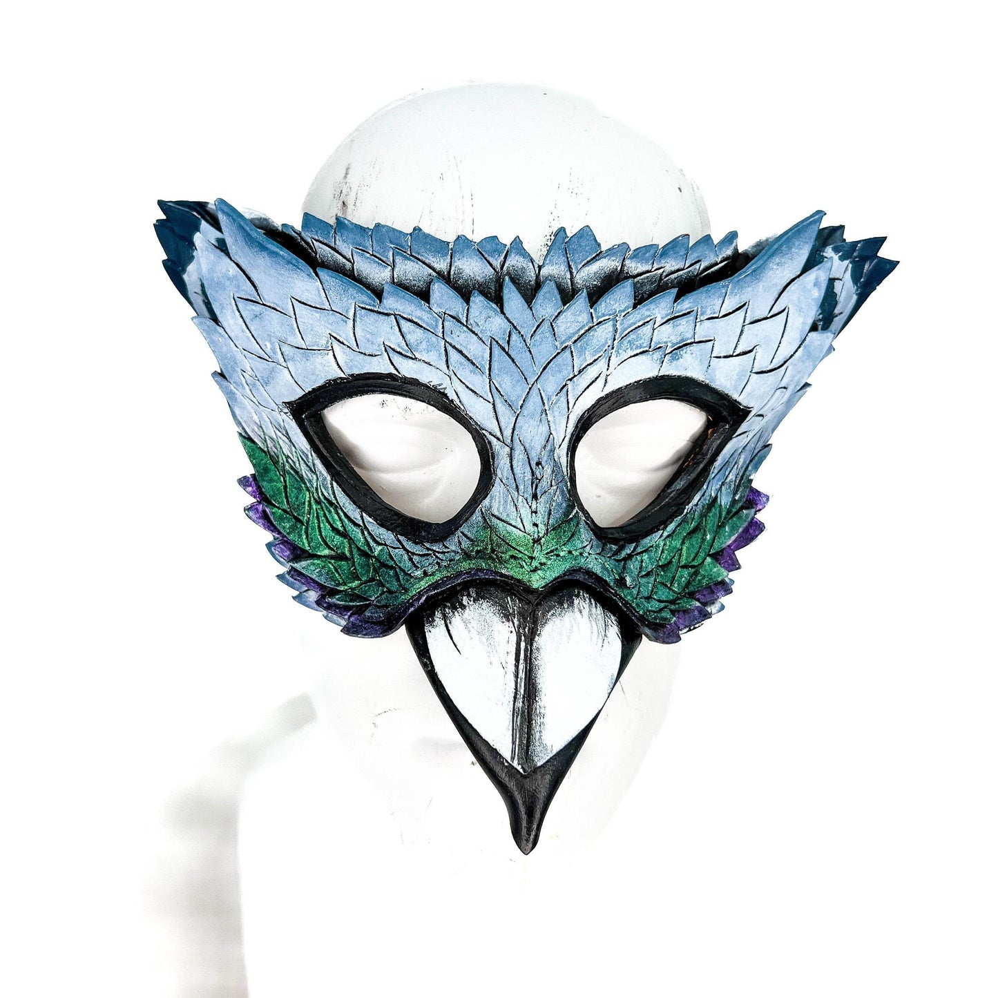 Pigeon Handmade Genuine Leather Mask -