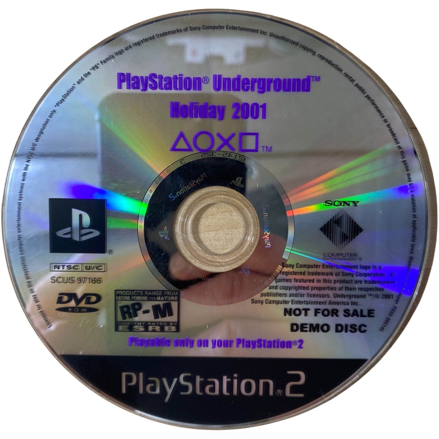 Playstation Underground Holiday 2001 - PlayStation 2 (LOOSE) -