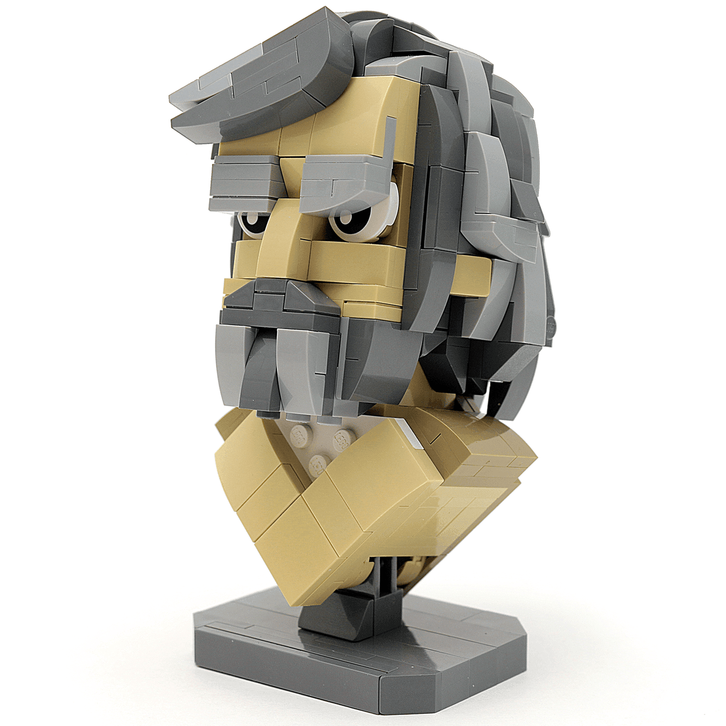 Custom LEGO Star Wars Last Jedi Luke Skywalker Bust made using LEGO ® parts -