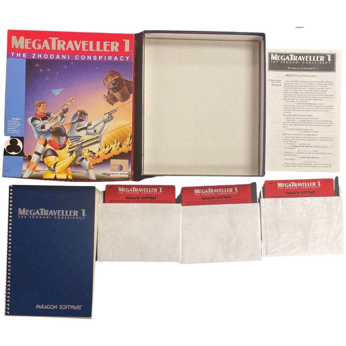 MegaTraveller 1 The Zhodani Conspiracy (Paragon Software) - IBM/PC -