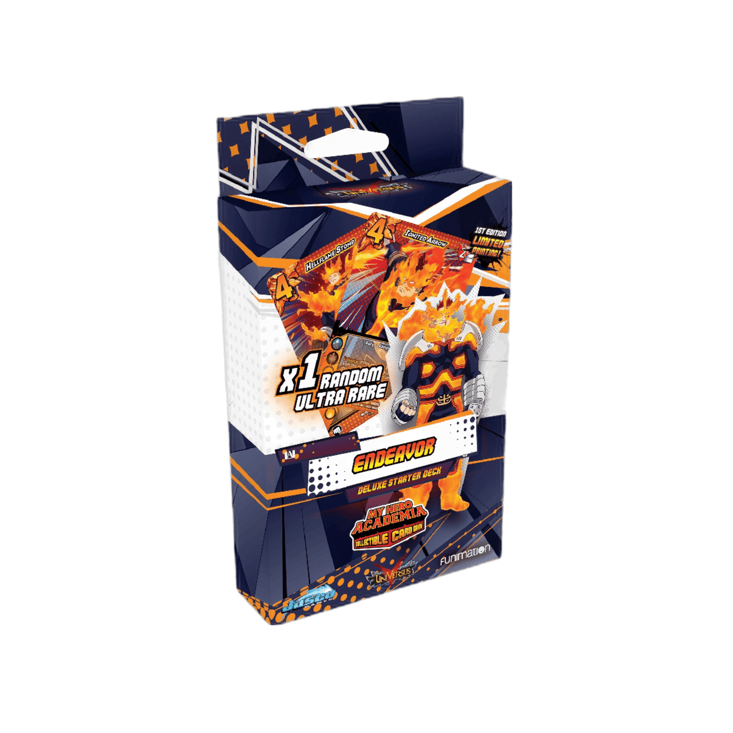 My Hero Academia Endeavor CCG Deluxe Starter Deck | New -